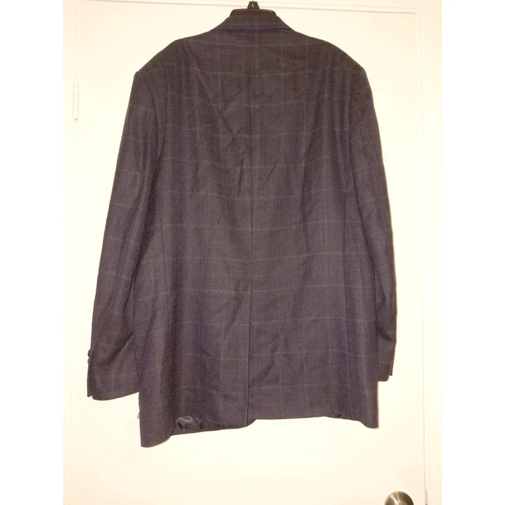 Lauren Ralph Lauren Sport Coat Blazer Suit Jacket Size 42L Wool 2 Button Gray - Picture 7 of 8